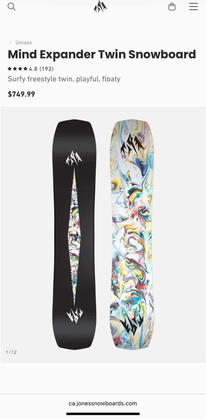 Brand New Jones Mind Expander Twin Snowboard 162 - photo 3