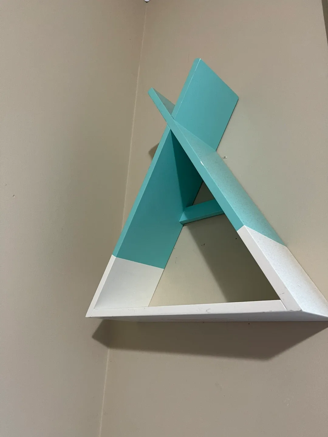 Triangle Wall Shelf (Bookshelf) - Cute Decor image indicator(3)
