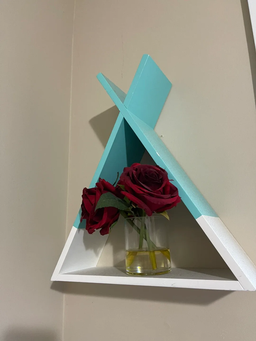 Triangle Wall Shelf (Bookshelf) - Cute Decor