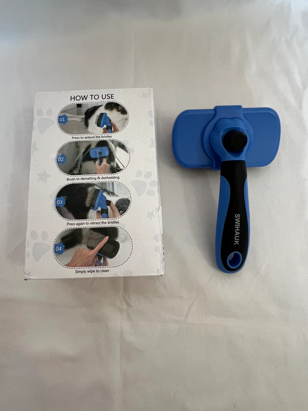 Self cleaning Slicker brush for Pets - photo 3