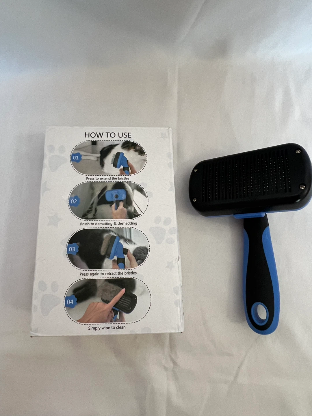 Self cleaning Slicker brush for Pets - photo 2