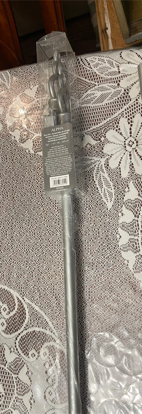 Alpha Rod Kit 66-120in Silver New in Box
