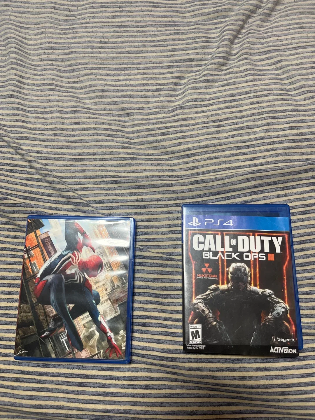 spider man and call of duty black ops 3 ps4 edition works on ps5