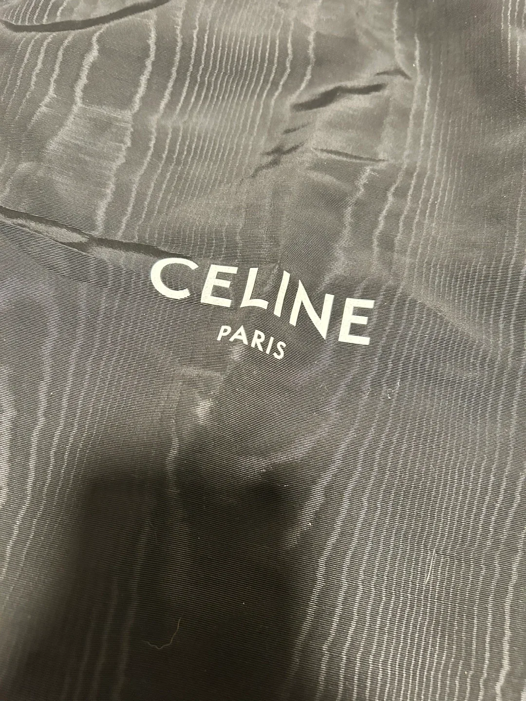 Celine dust bag drawstring black authentic image indicator(2)