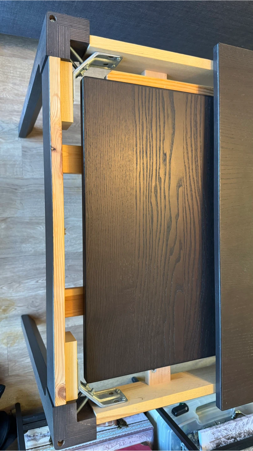 IKEA extendable dining table (dark brown) - photo 4