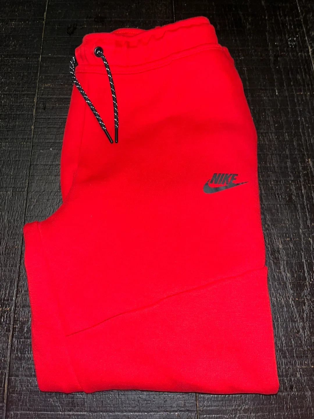 Brand New Nike Tech Fleece Pants - Red, Size S