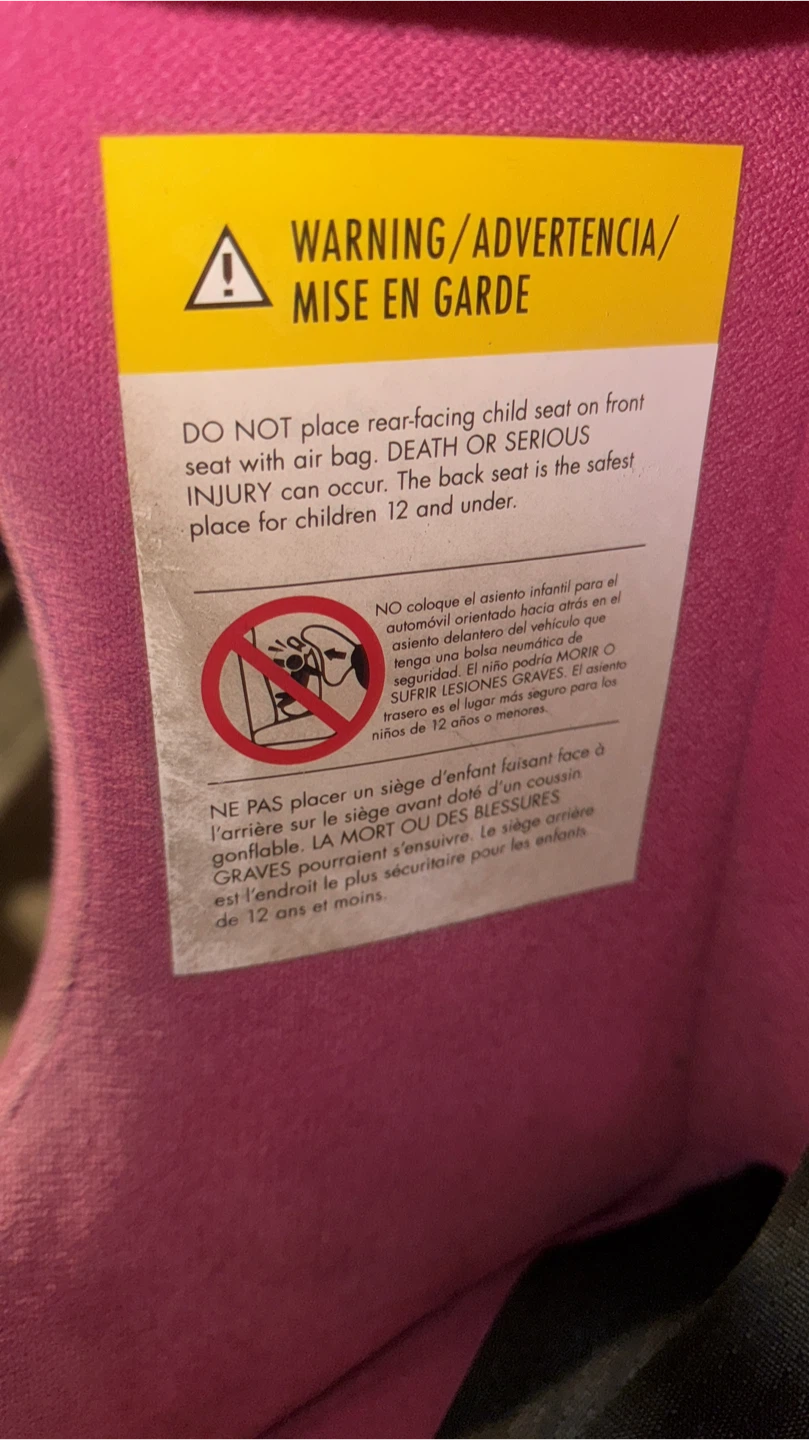 Evenflo Fooori Pink Car Seat - photo 2