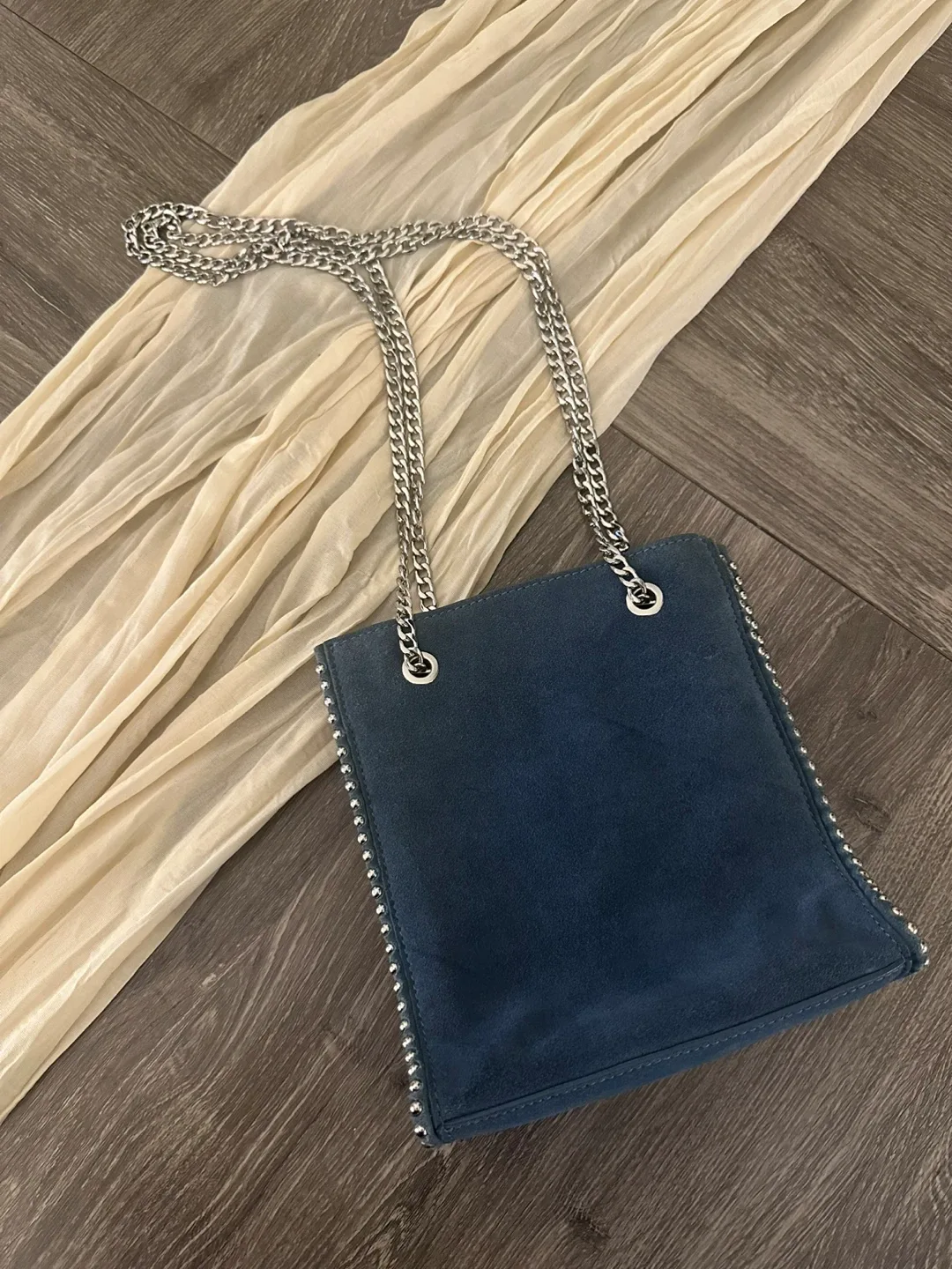 Women’s Blue Suede Bag