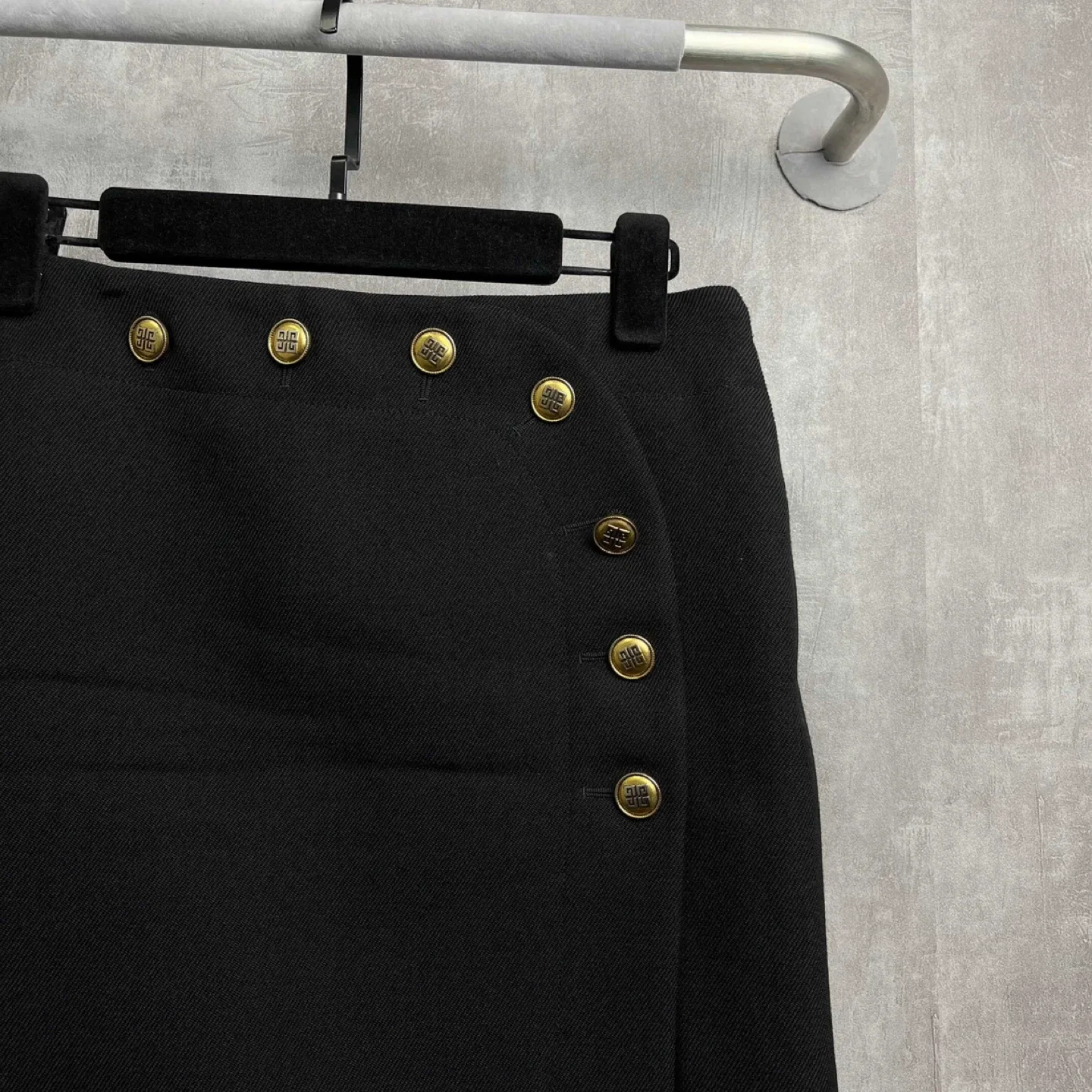 Authentic Givenchy Black Mini Skirt image indicator(2)