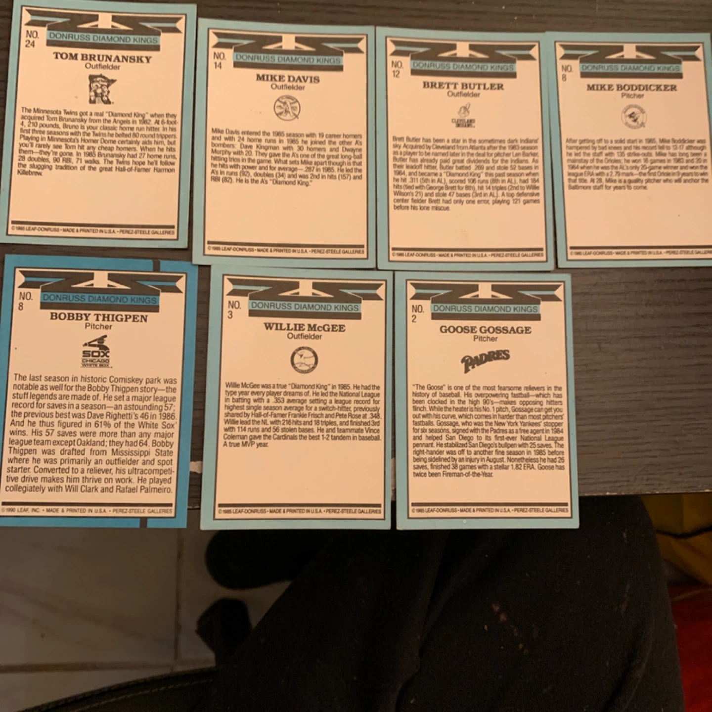 Donruss Diamond Kings Baseball Cards - photo 2