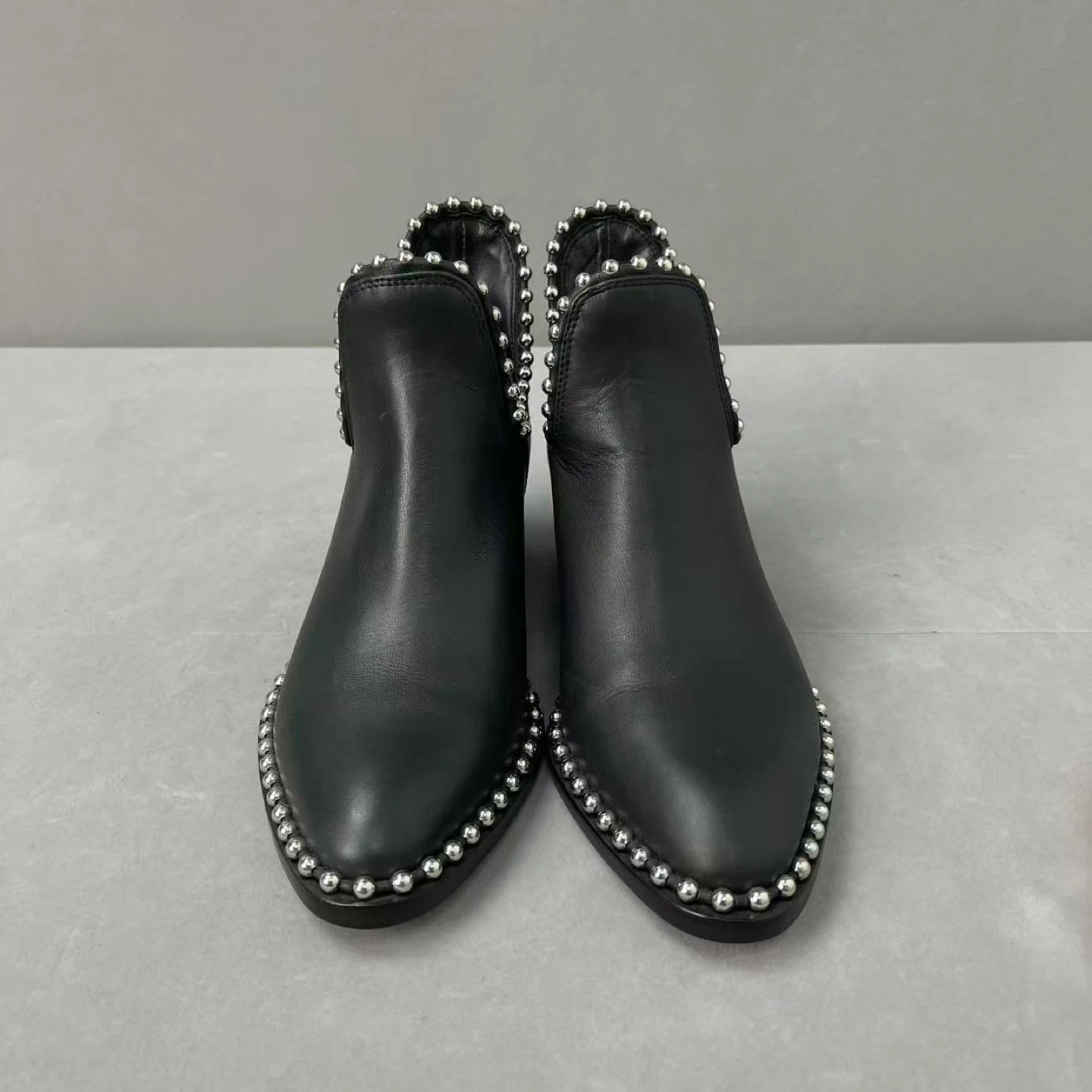Alexander Wang studded black  boots, size 35 - photo 2
