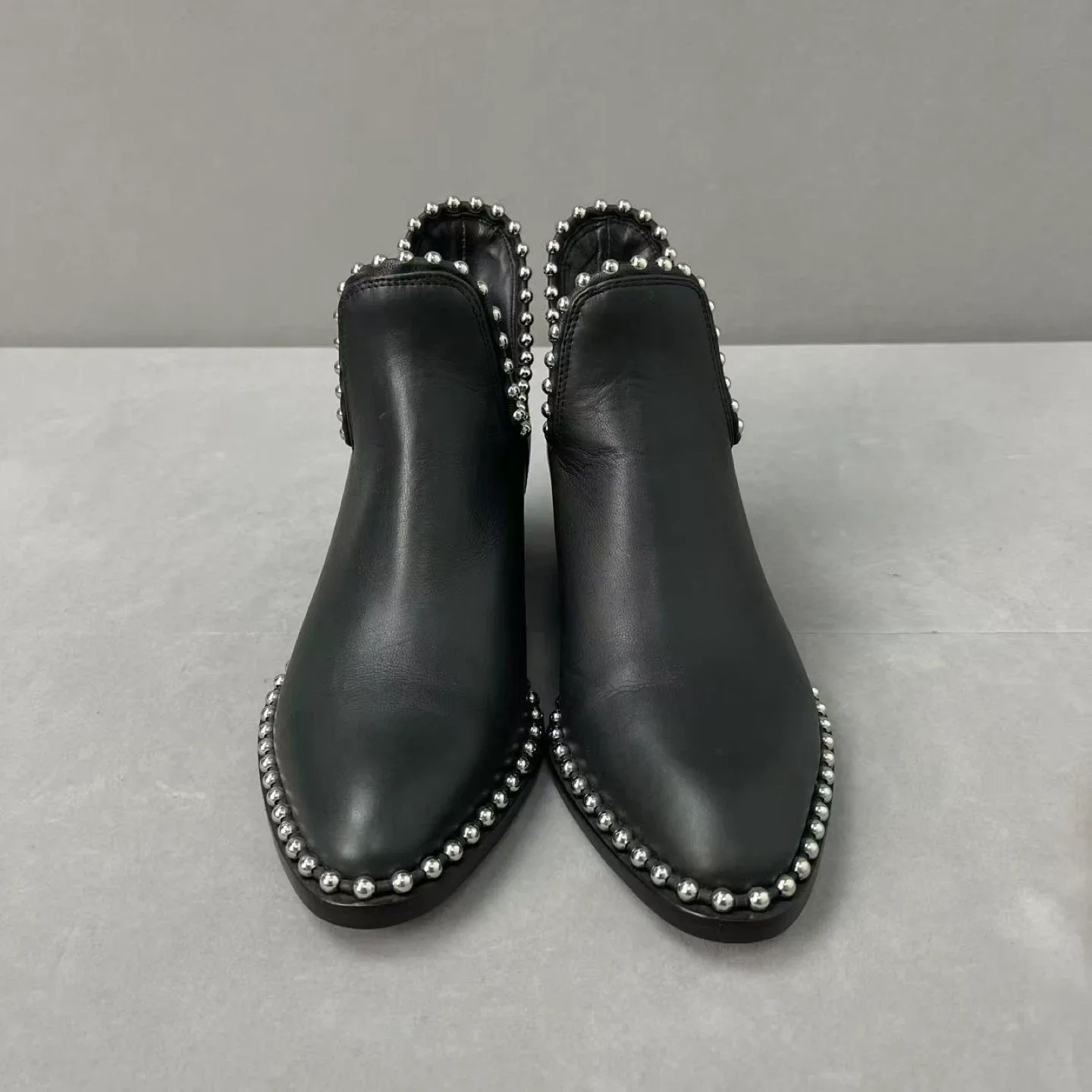 Alexander Wang studded black  boots, size 35 image indicator(2)