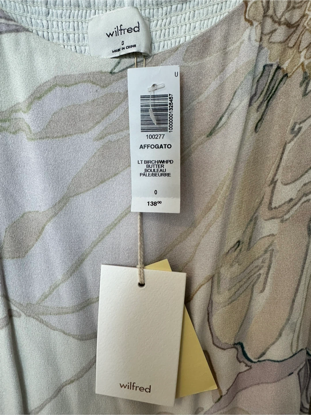 NWT Aritzia Wilfred Affogato Dress Size 0 - photo 5