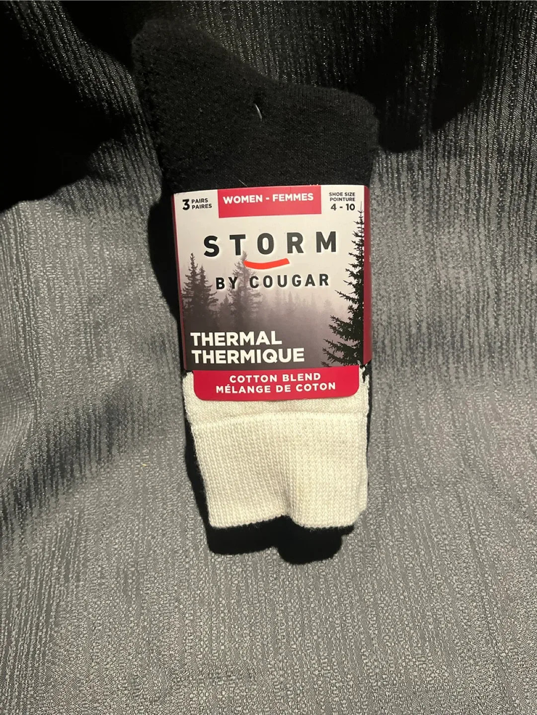 Storm by Cougar Thermal Socks - Women's Size 4-10