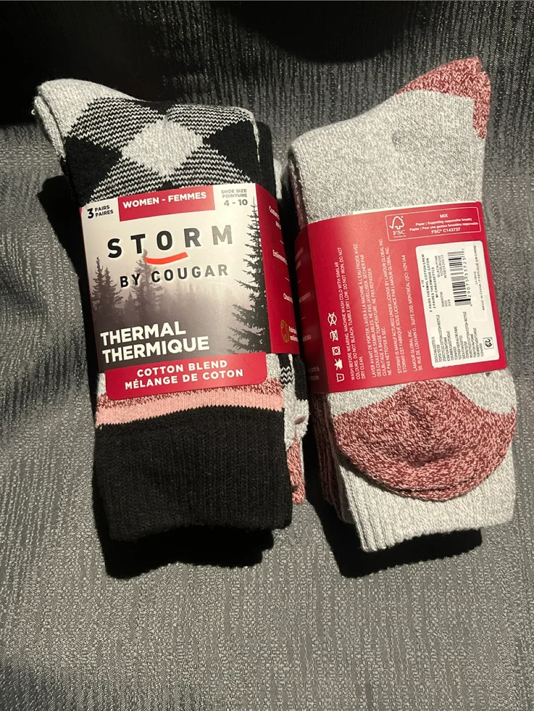 New Storm by Cougar Thermal Socks (Women's 4-10) image indicator(2)