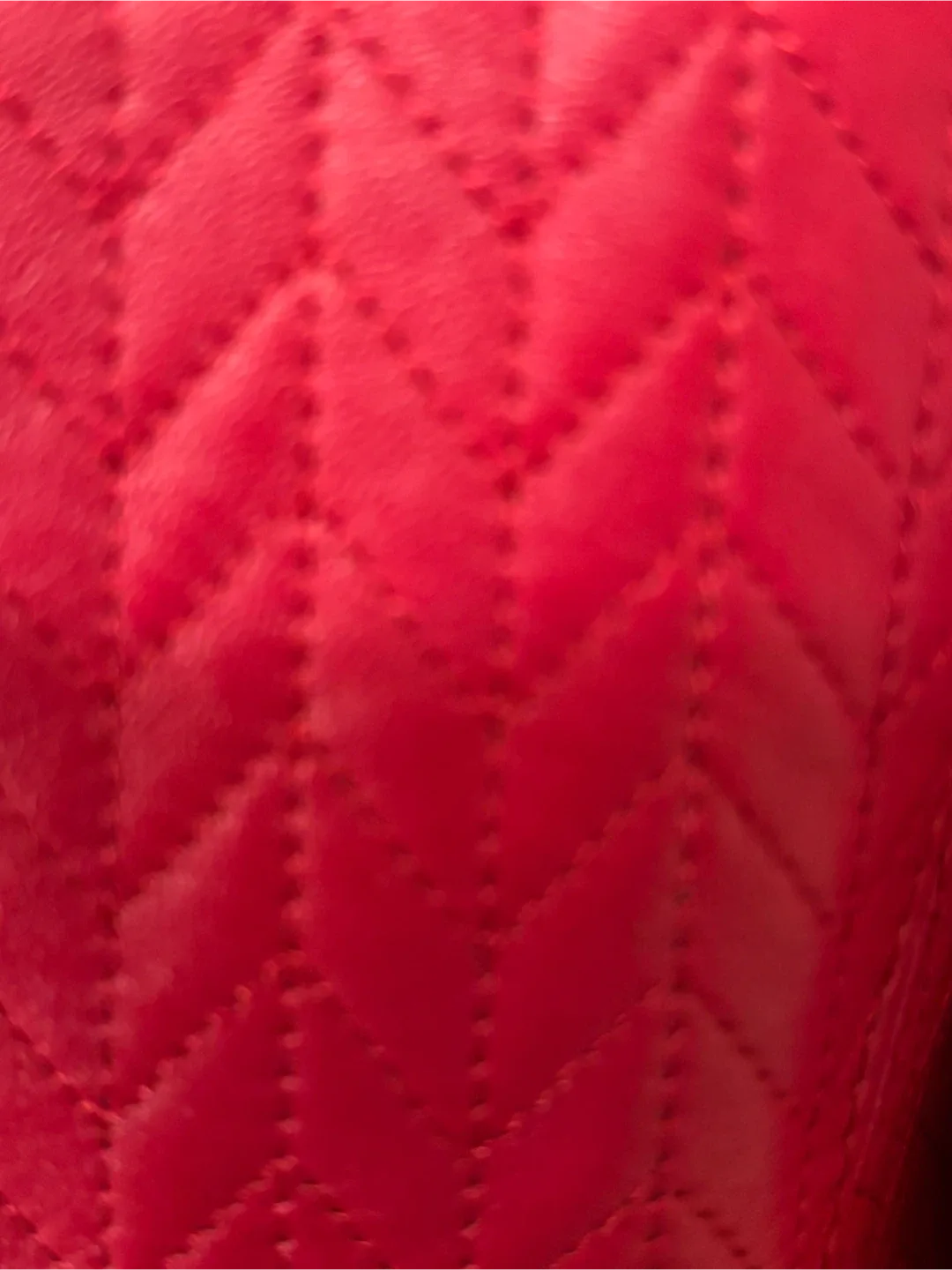 Liz Claiborne Red Quilted  100% Leather Jacket image indicator(3)