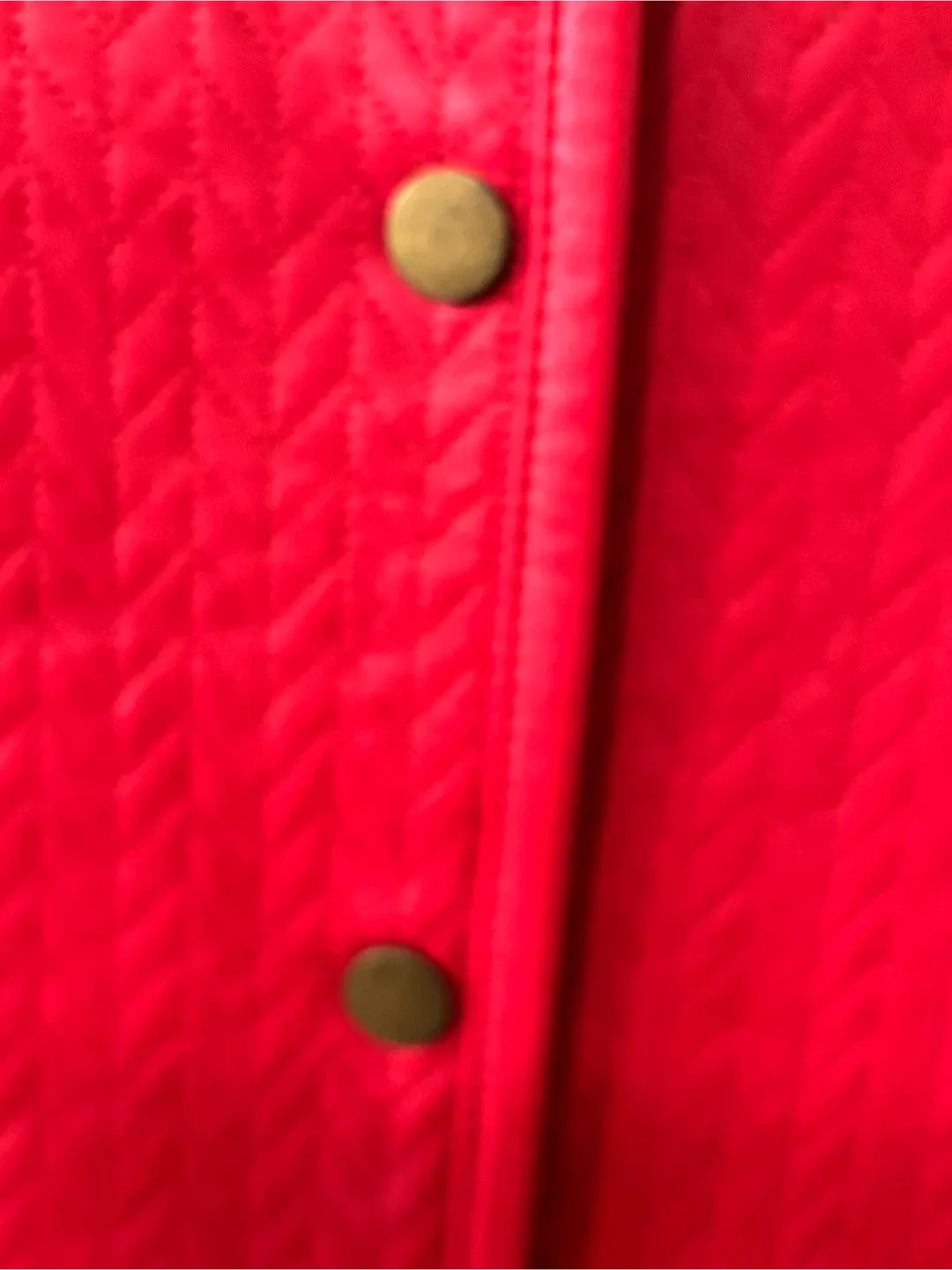 Liz Claiborne Red Quilted  100% Leather Jacket image indicator(4)