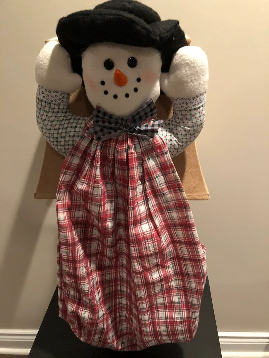 Snowman Kitchen Towel Holder