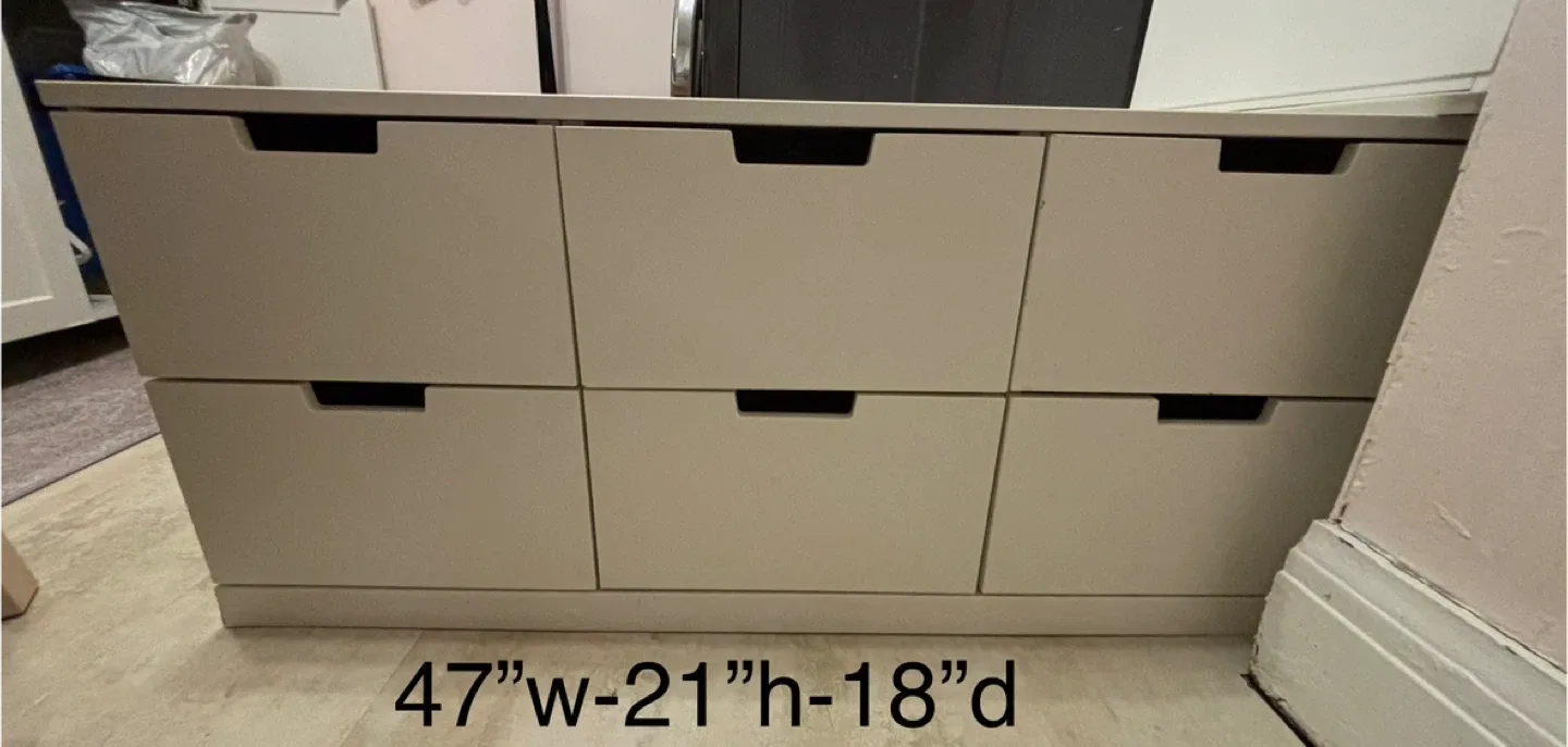IKEA Nordli Dresser - 6 Drawers