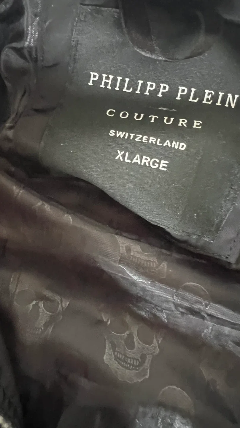 Philipp Plein Black Puffer Vest for men  - XLarge image indicator(2)