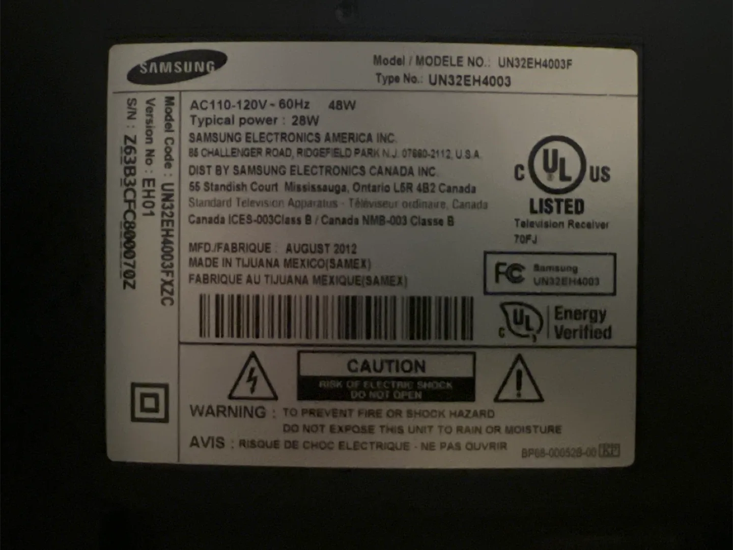 Samsung 32-Inch LCD TV image indicator(3)