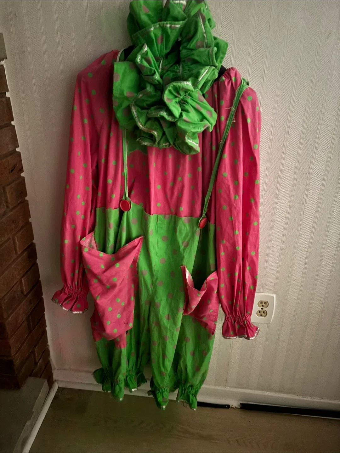 Clown Costume - Pink and Green