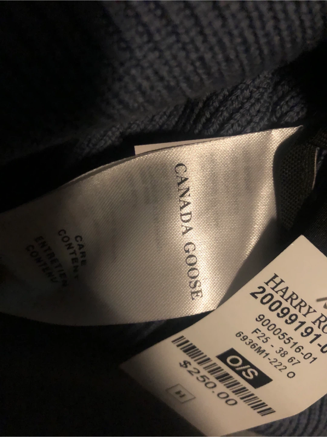 Authentic Canada Goose Toque - Blue - O/S - photo 3
