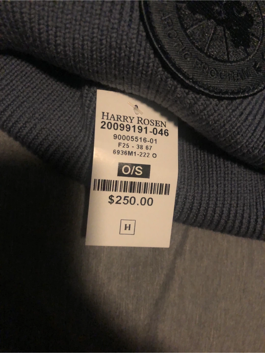 Authentic Canada Goose Toque - Blue - O/S - photo 2