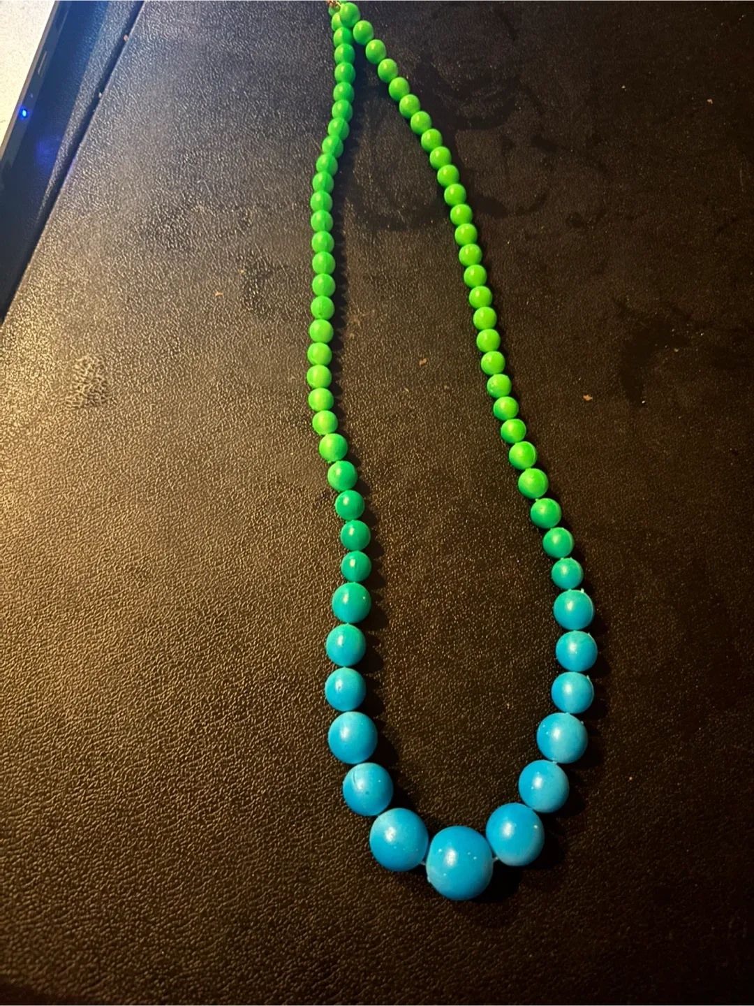 Turquoise & Green Beaded Necklace