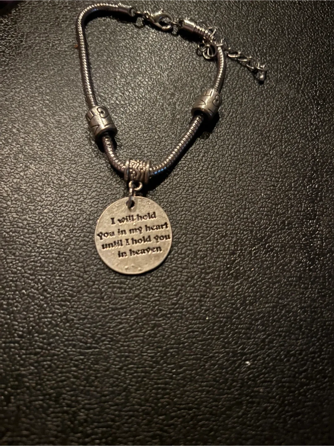 Charm Bracelet - 'I will hold you'