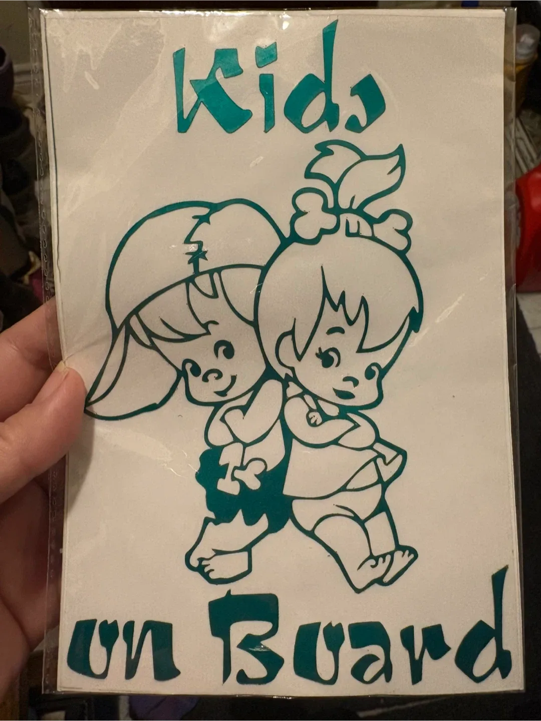 Kids on Board Car Decal