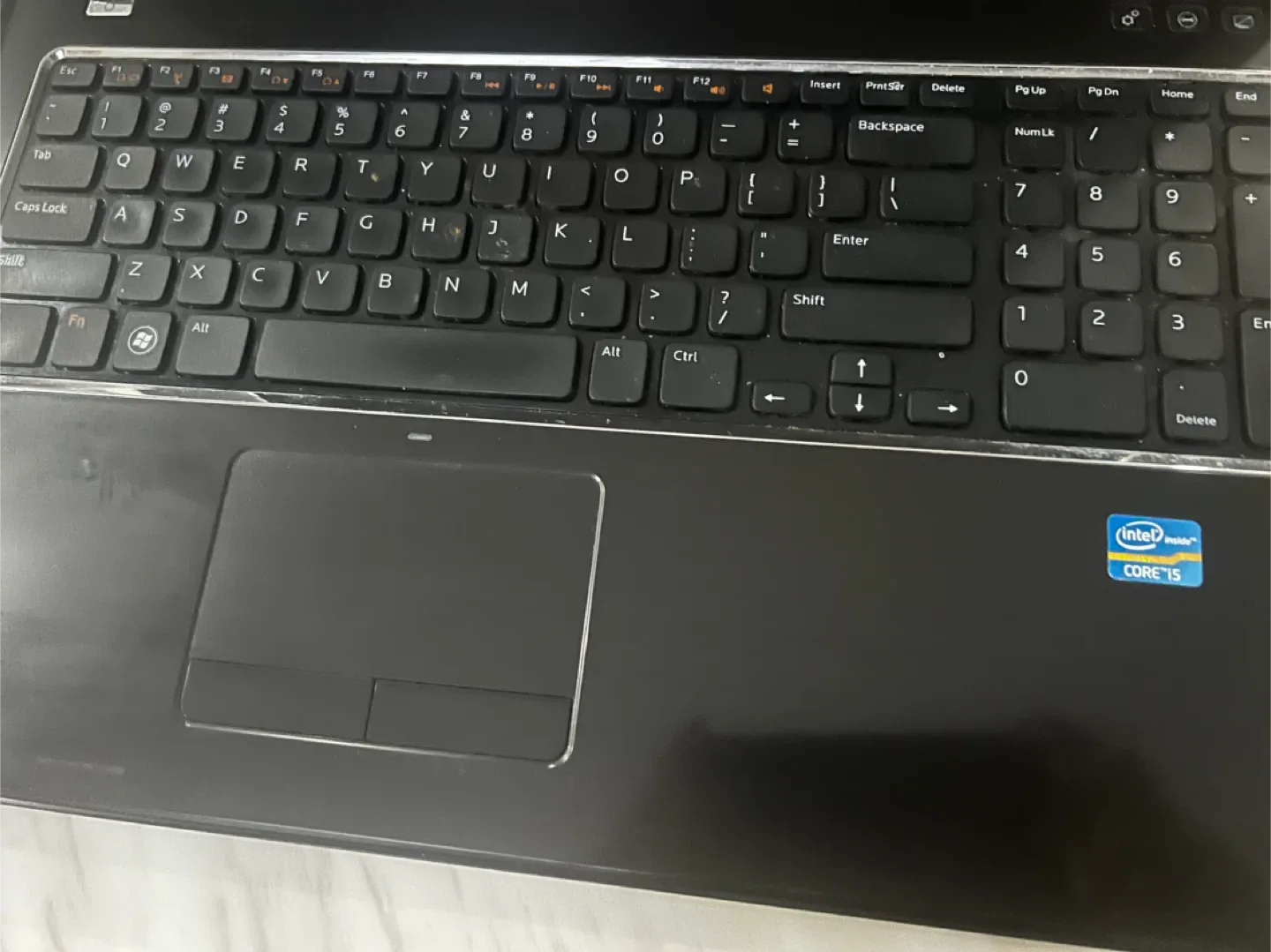 For sale Dell laptop 17” with charger adapter widow 10 image indicator(10)