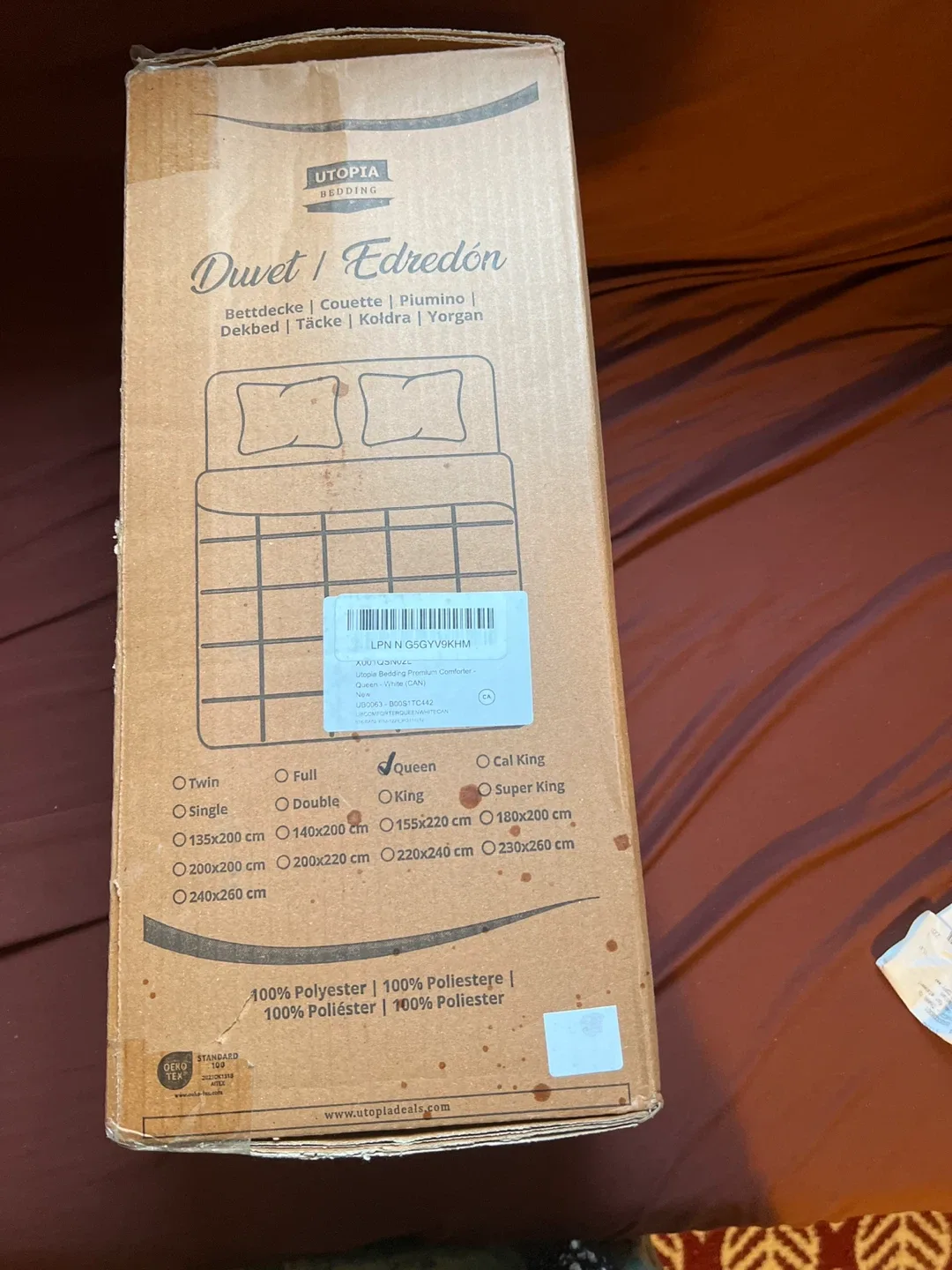 Utopia Bedding Comforter Duvet Insert, Queen Size White