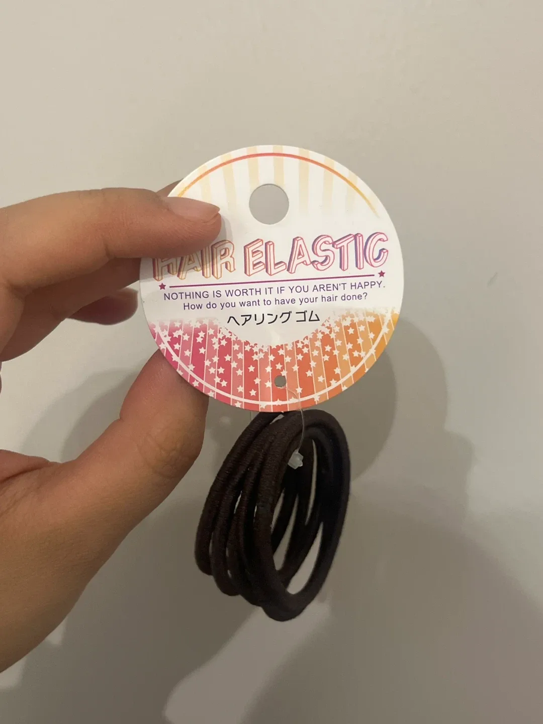 Hair Elastic Ring Gom Mini 6P