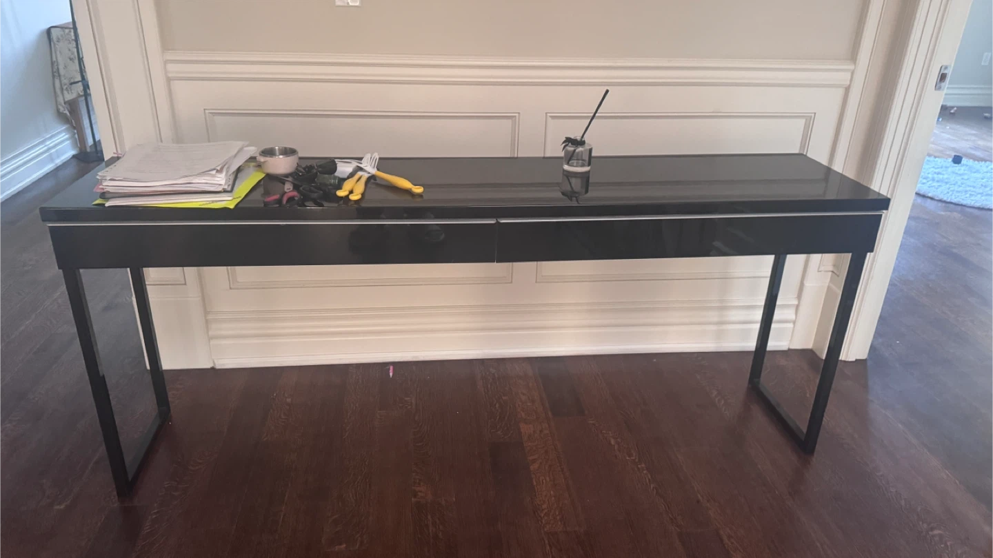 Black Console Table