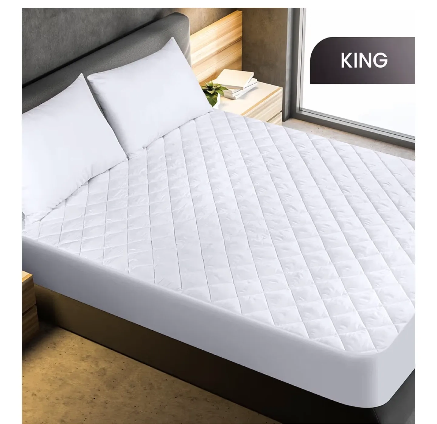 Utopia Bedding King Mattress Pad - New in Box! image indicator(2)