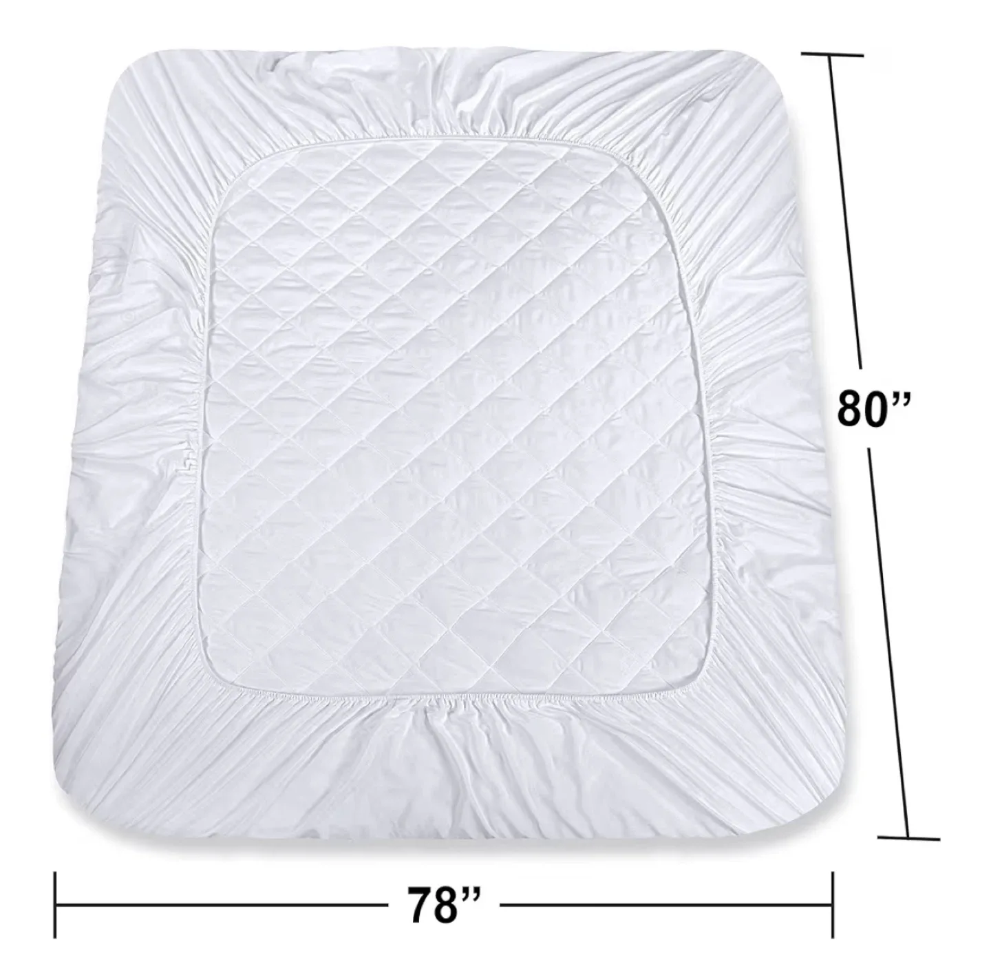 Utopia Bedding King Mattress Pad - New in Box! image indicator(3)