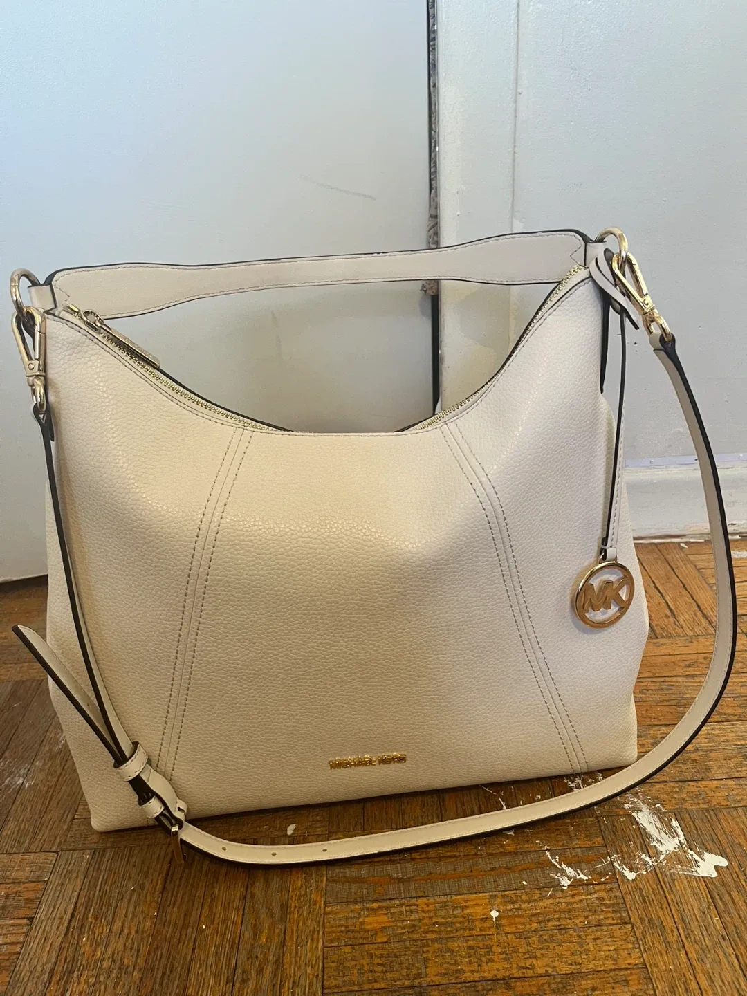 Michael Kors Sienna Large Hobo - Cream