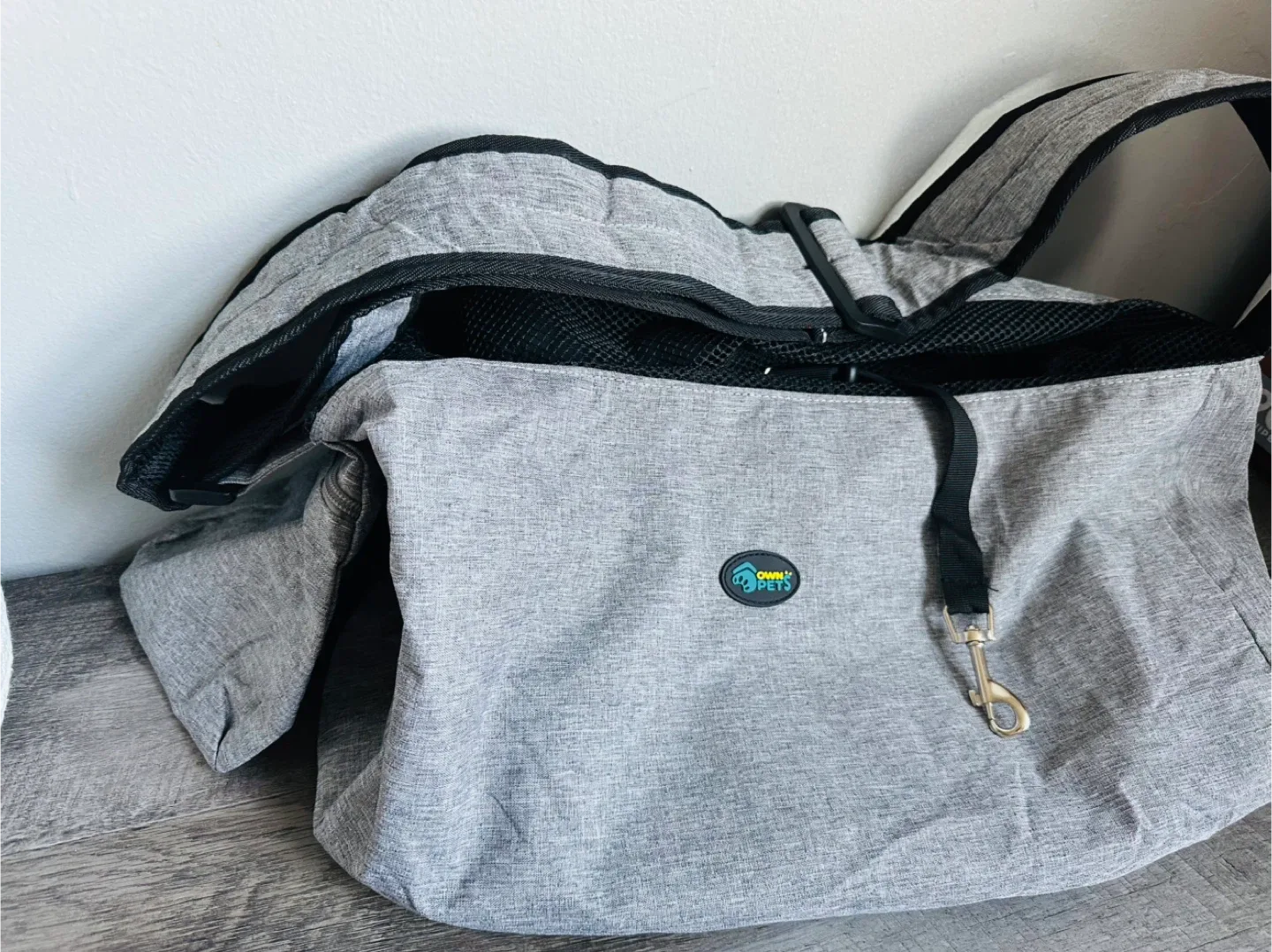 New! Ownpets Dog Sling Carrier Bag - Grey