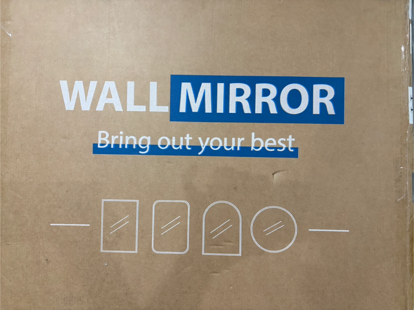 Black Round Wall Mirror 24x24 - photo 5