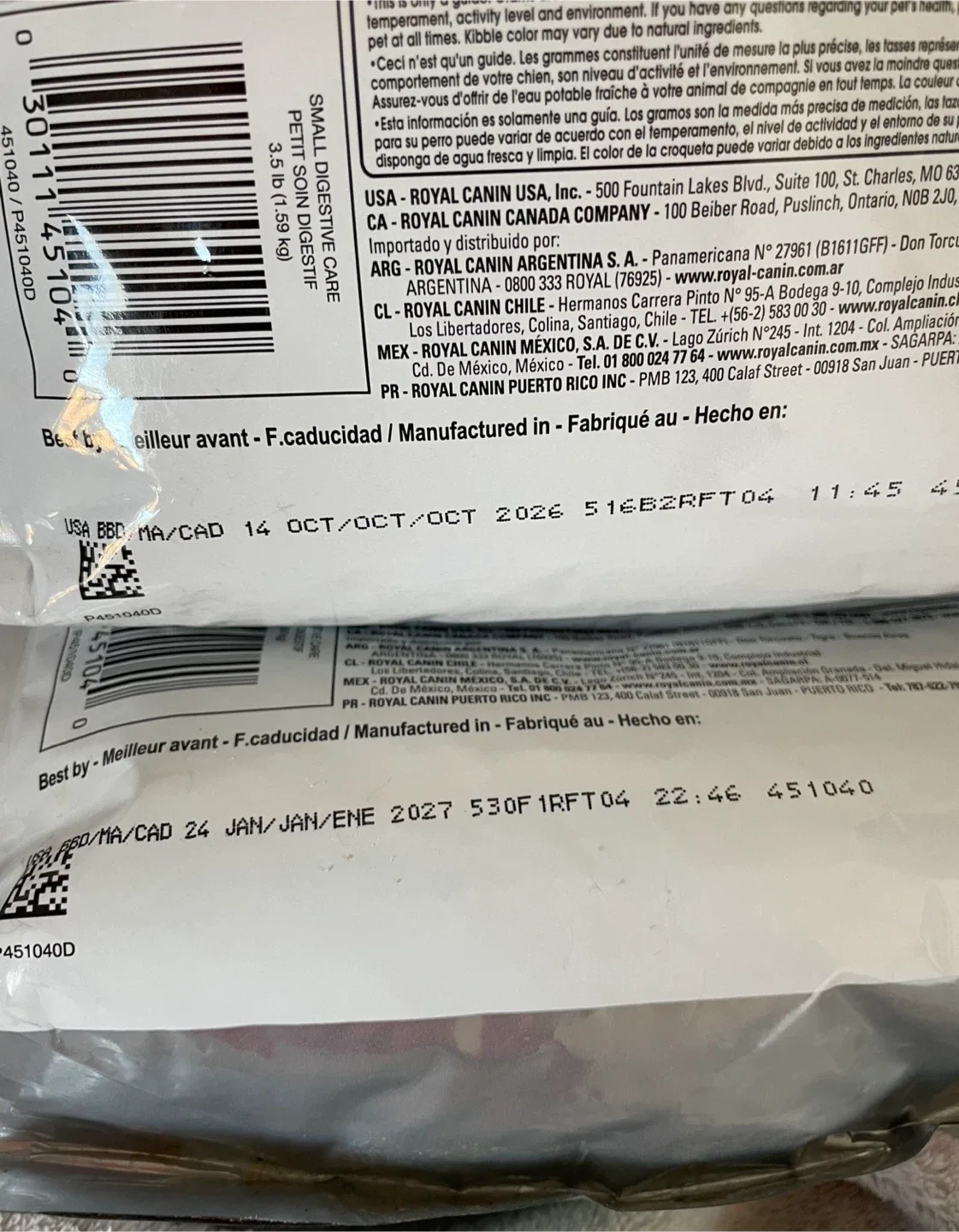 Royal Canin Small Digestive Dog Food ($15 Each) image indicator(3)