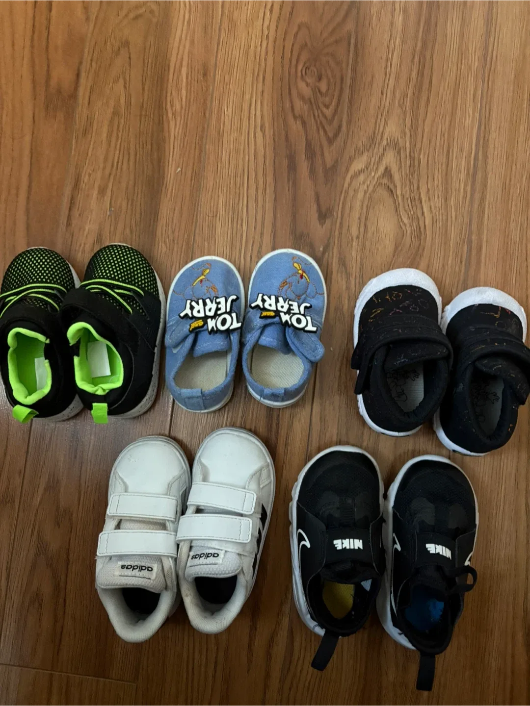 Assorted Baby/Toddler Shoes - Nike, Adidas, Tom & Jerry
