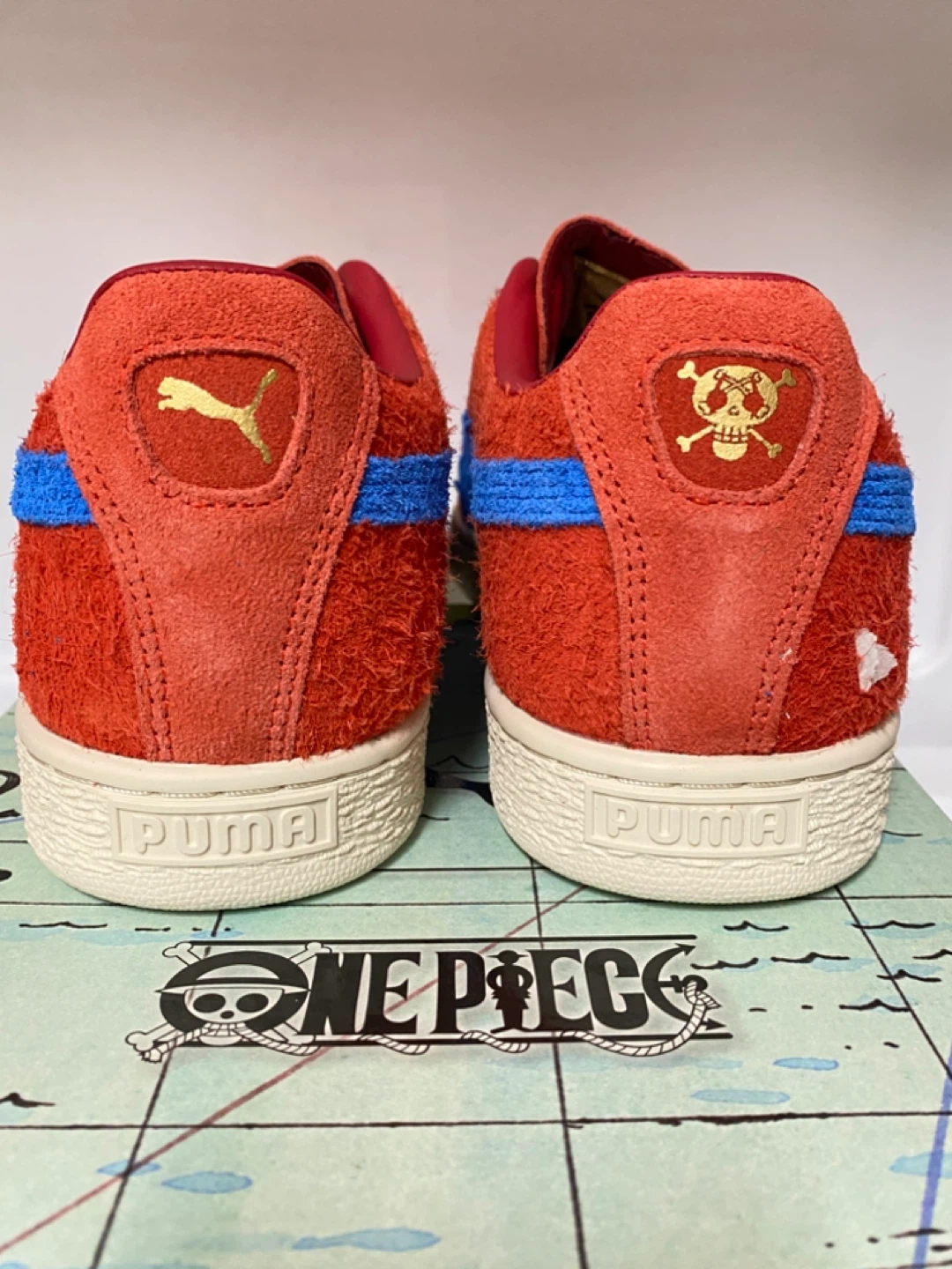 Puma Suede One Piece Red Shoes brand new SZ 11.5 US - photo 3