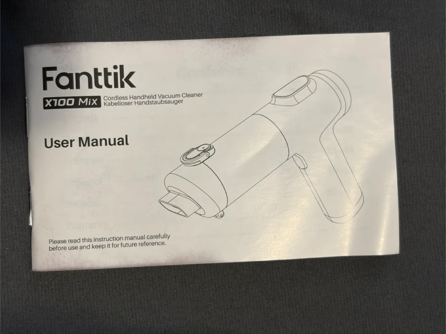 Fanttik X100 Mix Cordless Handheld Vacuum Cleaner image indicator(5)