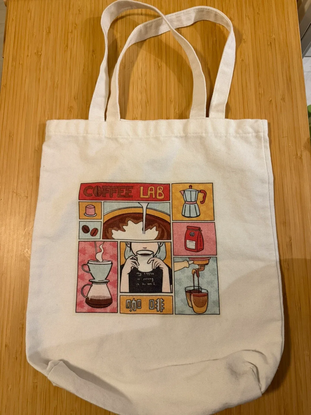 Coffee Lover Canvas Tote Bag