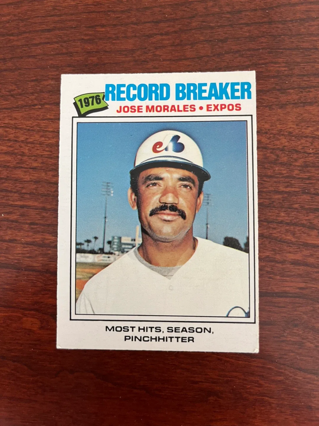1977 O-PEE-CHEE 263 JOSE MORALES RECORD BREAKER
