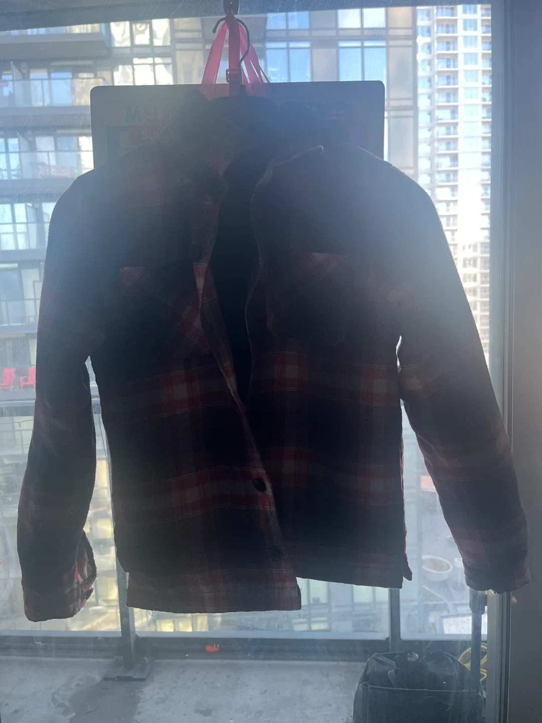 Hooded Plaid Flannel Shirt