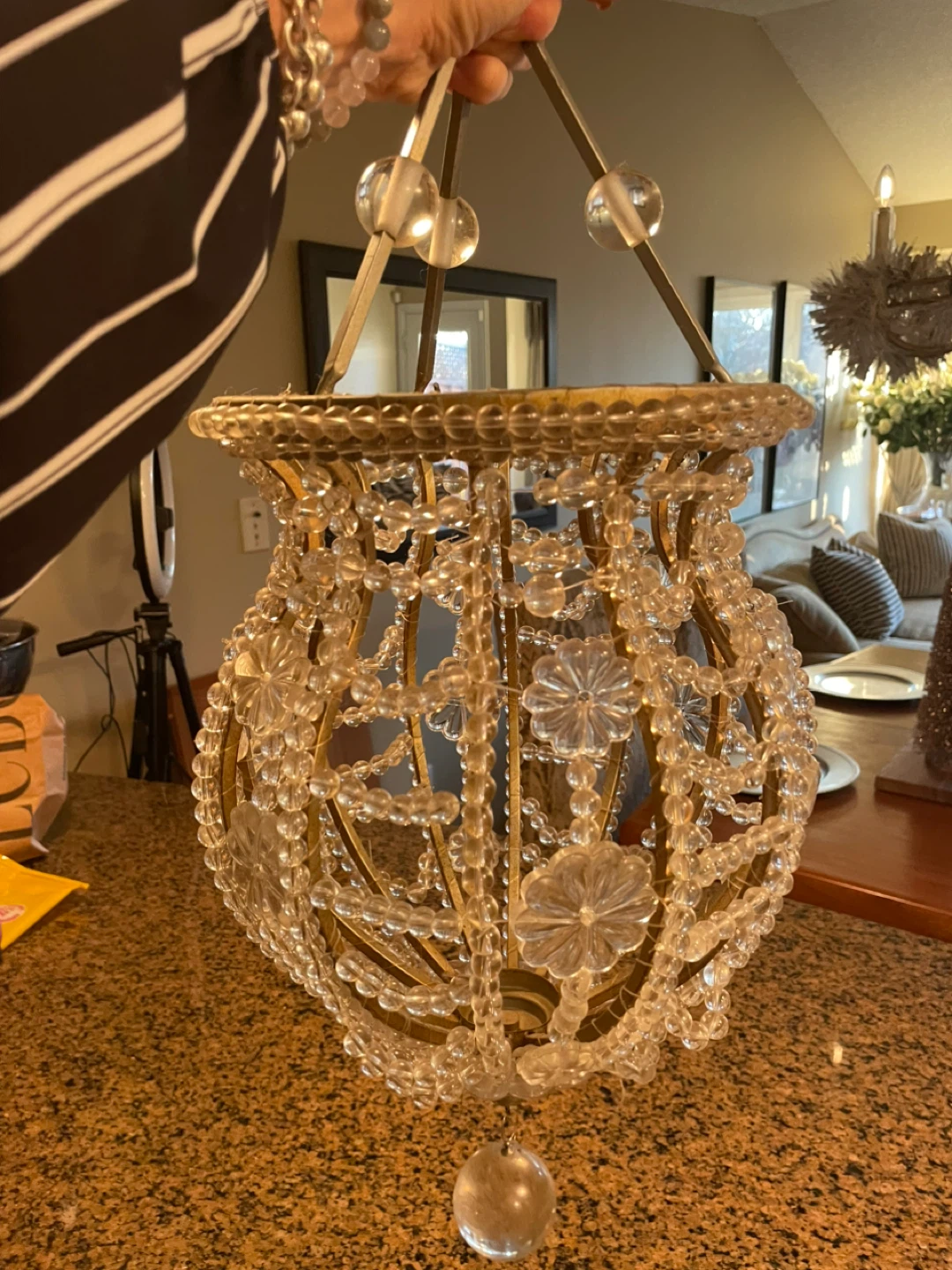 Victorian Revival Crystal Pendant Chandelier ✨ - photo 2