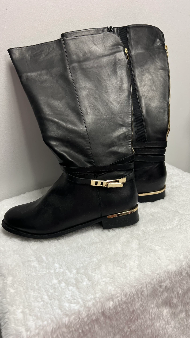 Black Knee-High Boots