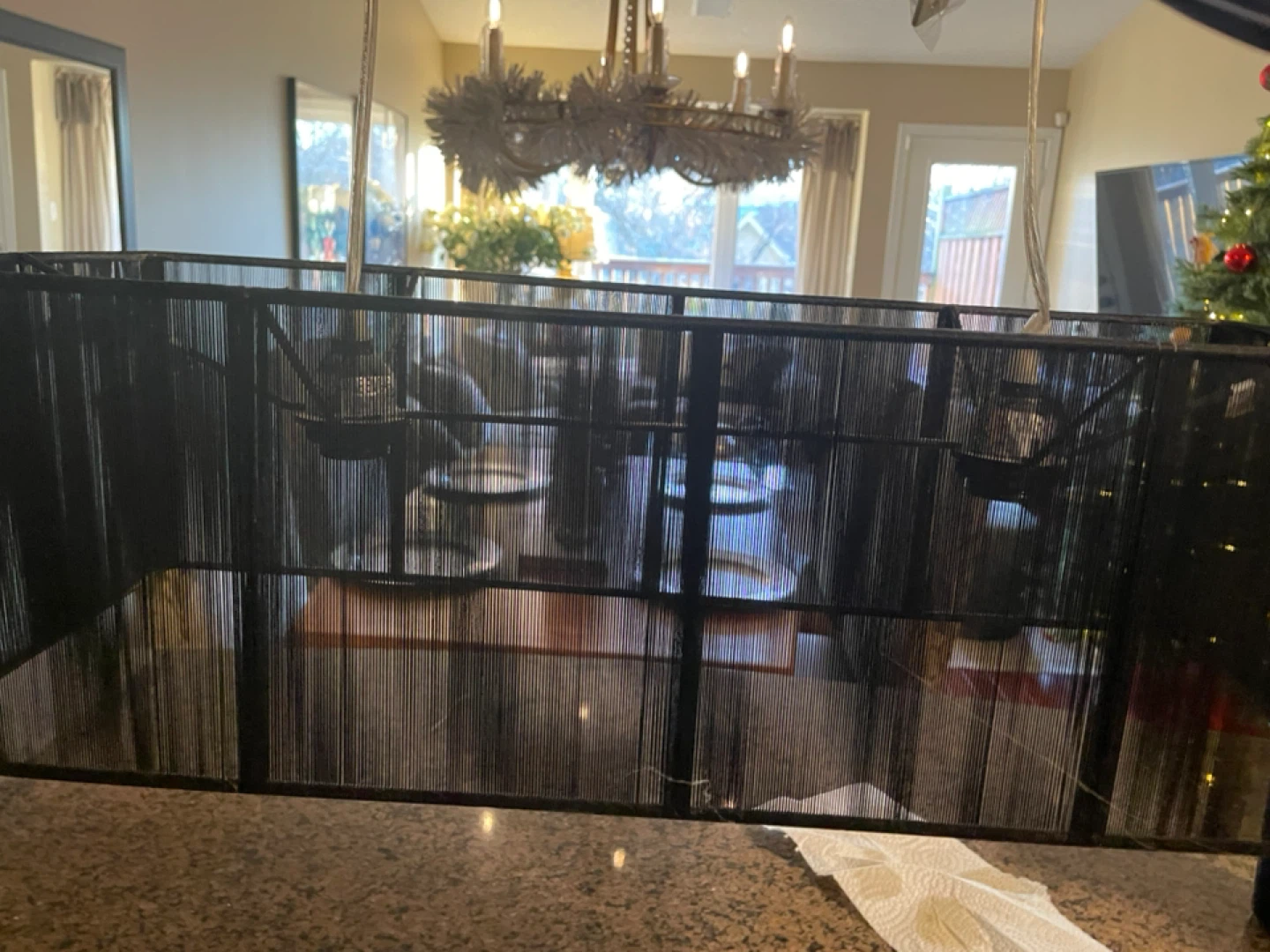 🖤 FREE Modern Black Rectangle Light Fixture — $25